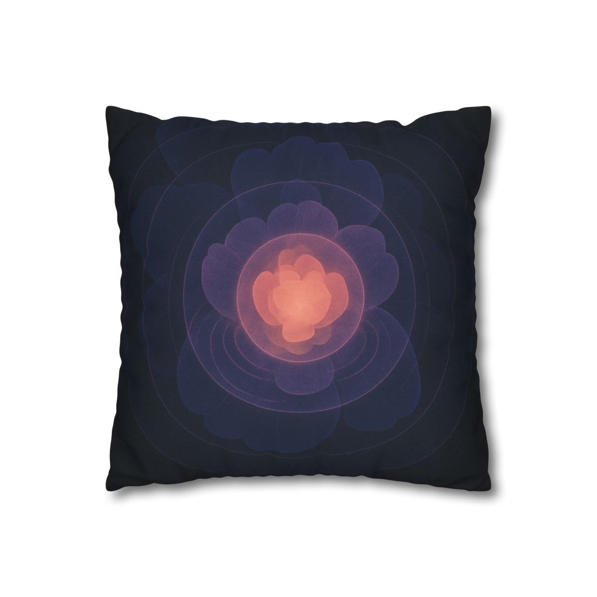 Petal Halo Interference stylish decorative pillowcases