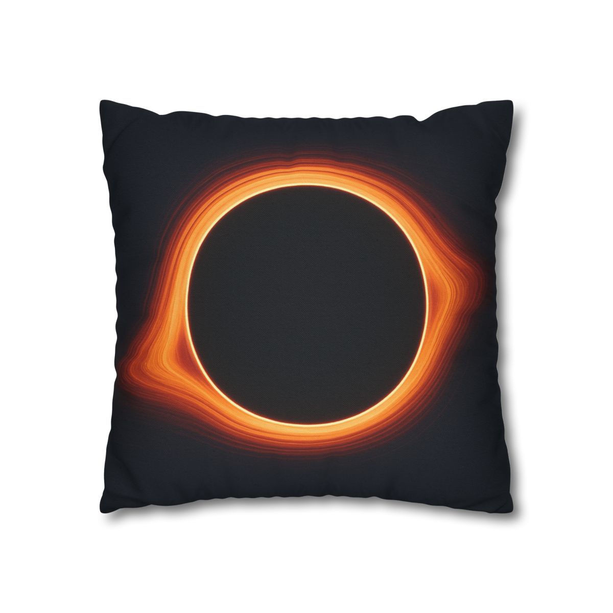 Black Hole Silhouette soft cotton pillow cases