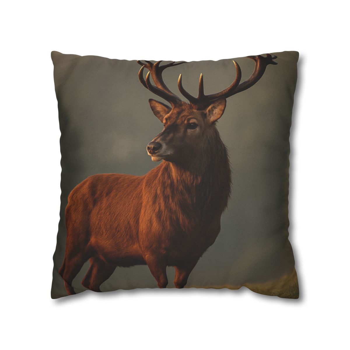 Red Deer Dawn Majesty designer print pillow cases