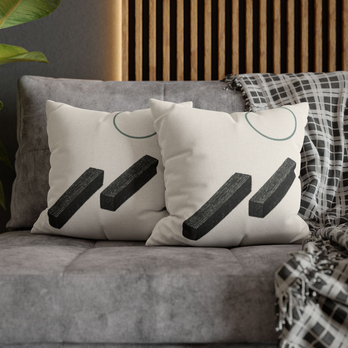 Staggered Bars With Floating Ring soft cotton pillow cases