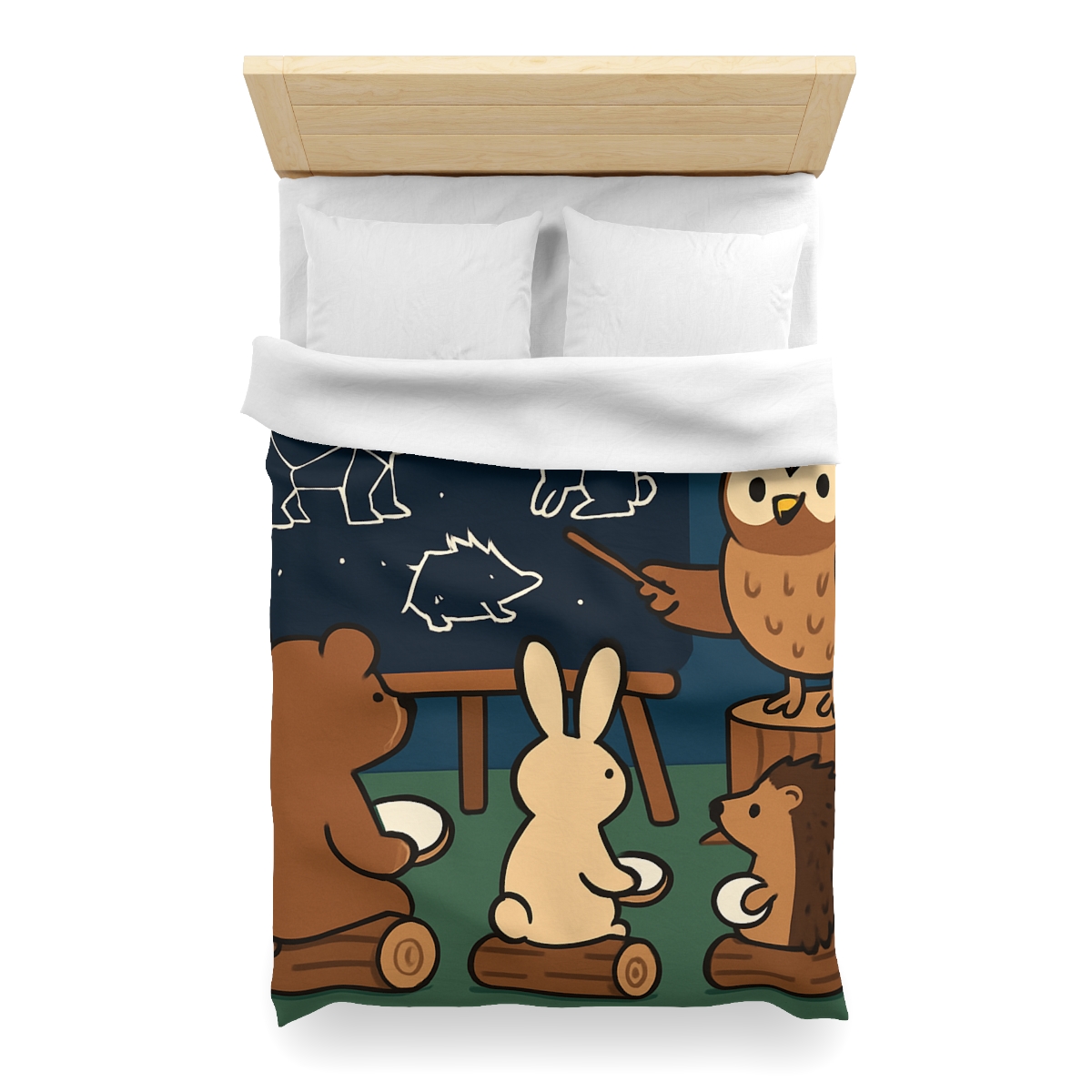 Constellation Classroom Of Forest Animals soft comforter duvets