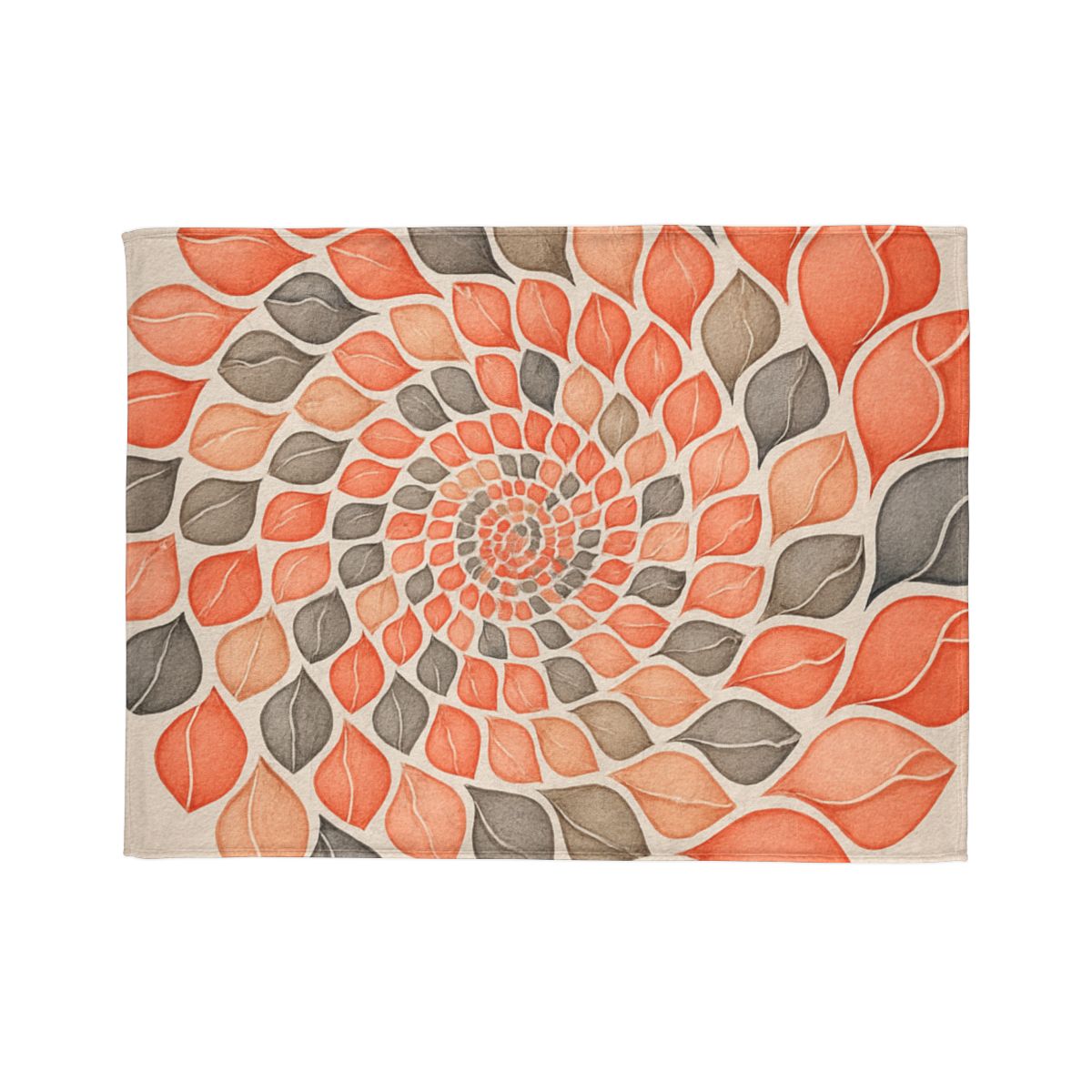Bud Spiral Time Mosaic decorative home blankets