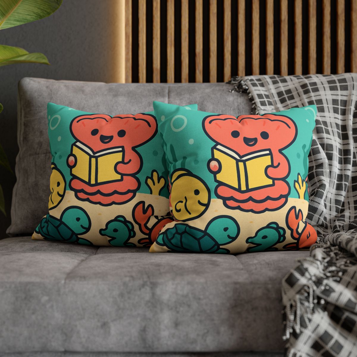 Bubble Reef Class personalized pillow covers