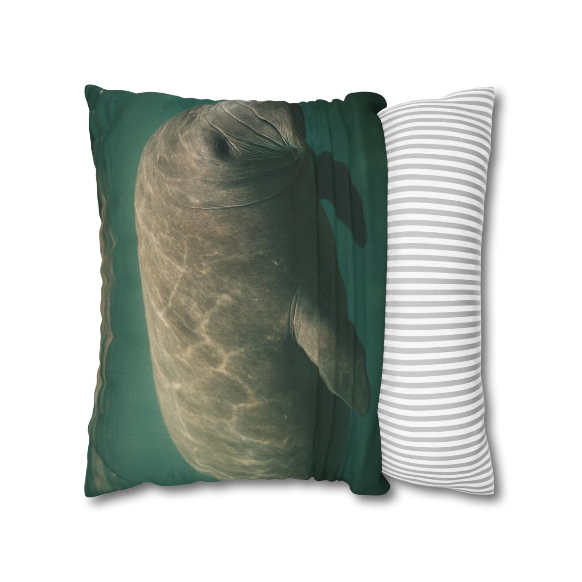 Quiet Drift West Indian Manatee custom pillow cases