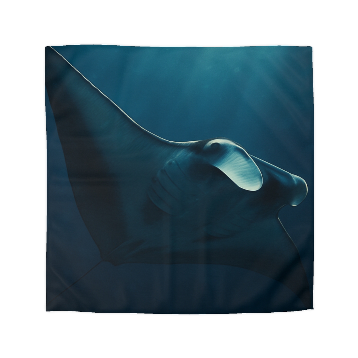 Starlit Glide Manta Ray stylish duvet covers