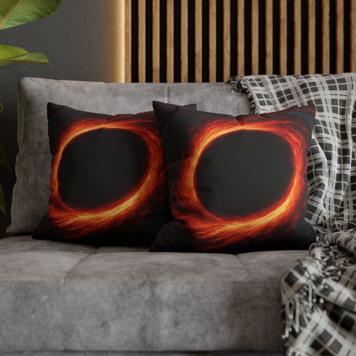 Event Horizon Shimmer designer print pillow cases