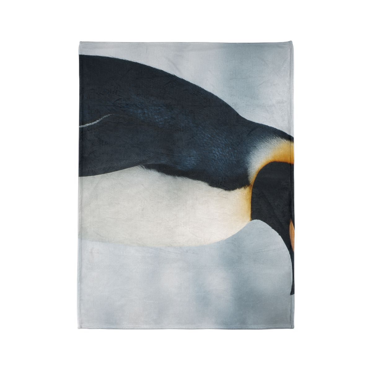 Aurora Drift Emperor Penguin unique gift blanketscustom blankets
