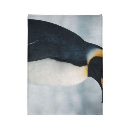 Aurora Drift Emperor Penguin unique gift blanketscustom blankets
