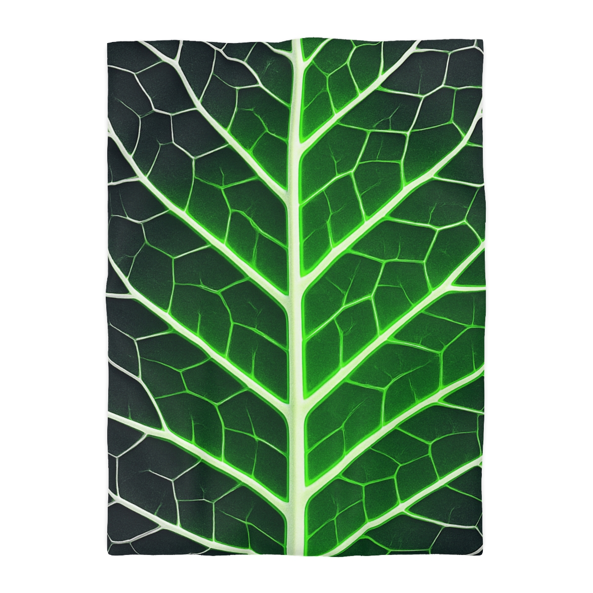 Fractaled Leaf Vein Web soft comforter duvets