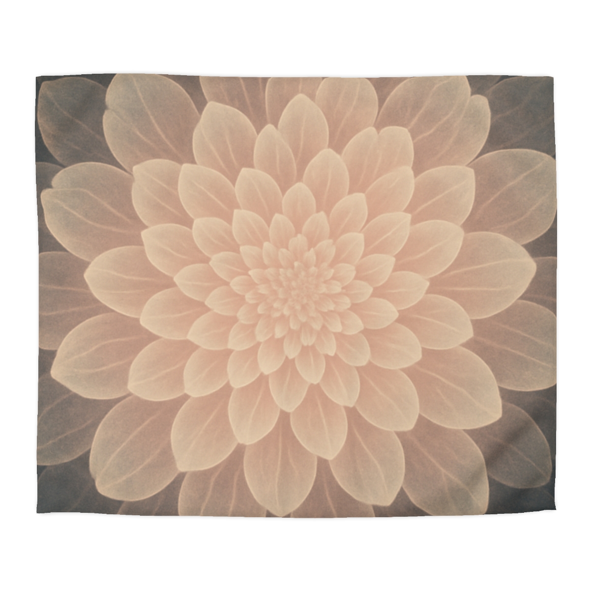 Petal Halo Fractals warm winter duvets