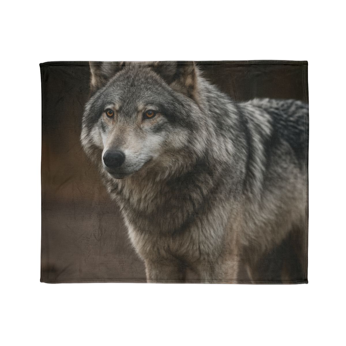 Silver Gaze Gray Wolf decorative home blankets