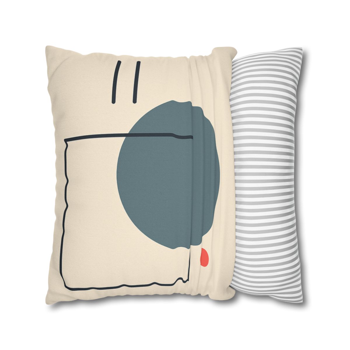 Quiet Orbit With Offset Frame unique gift pillow cases