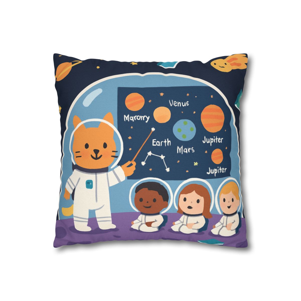 Comet Classroom In A Bubble Dome stylish decorative pillowcases