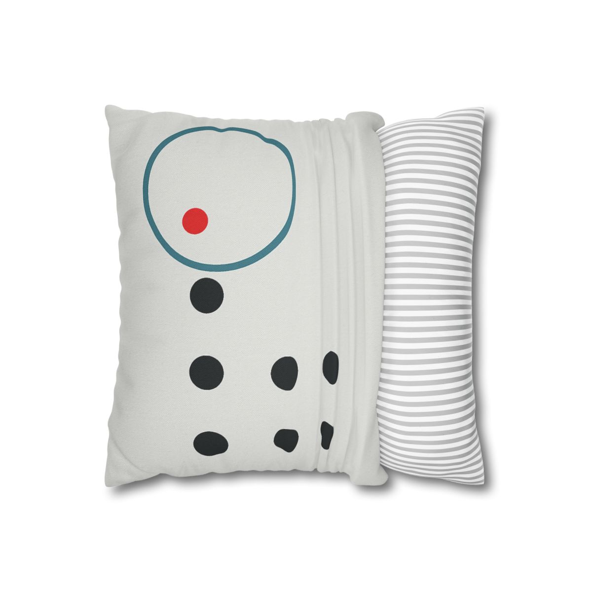 Broken Grid With One Orbit Ring stylish decorative pillowcases