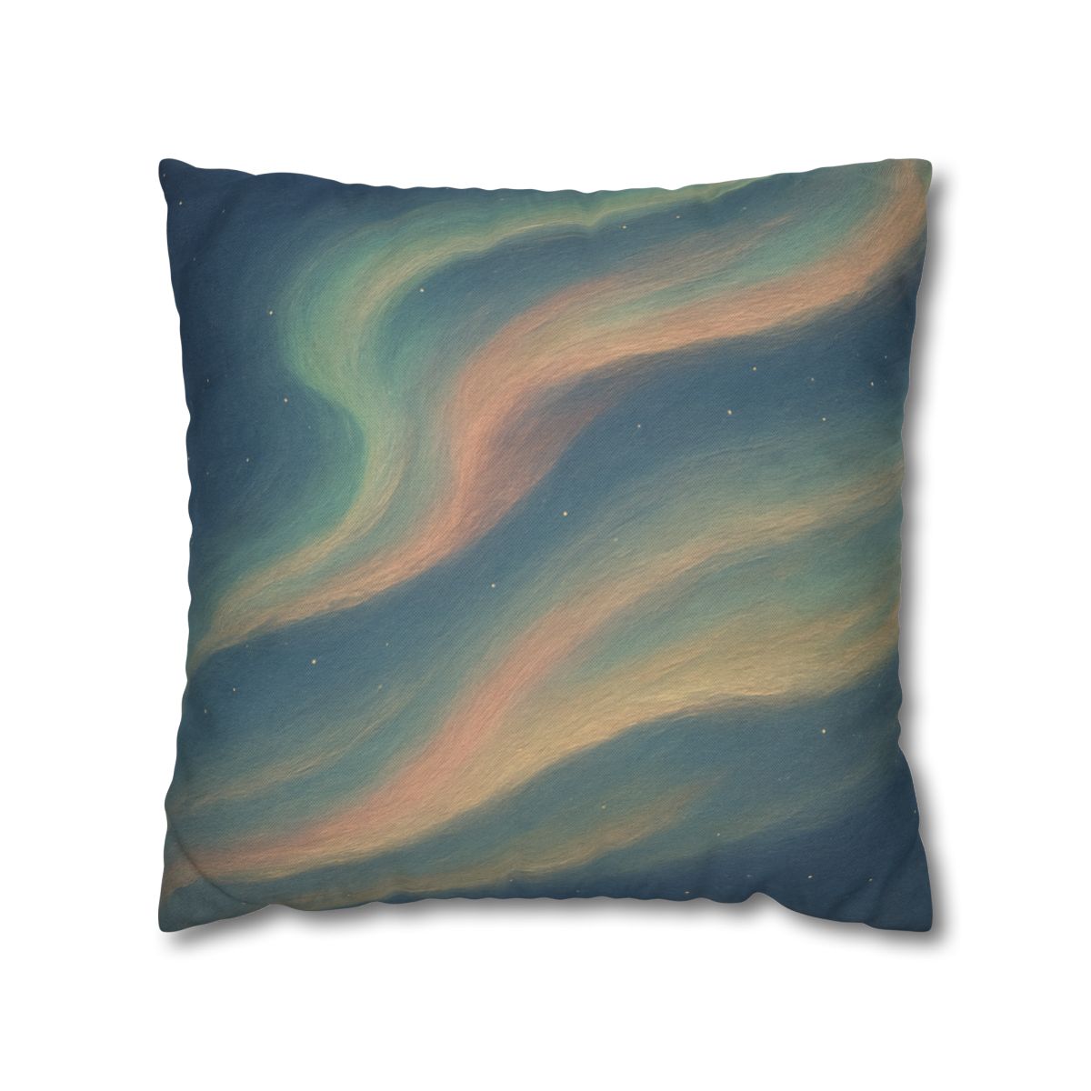 Spectral Aurora Drift designer print pillow cases