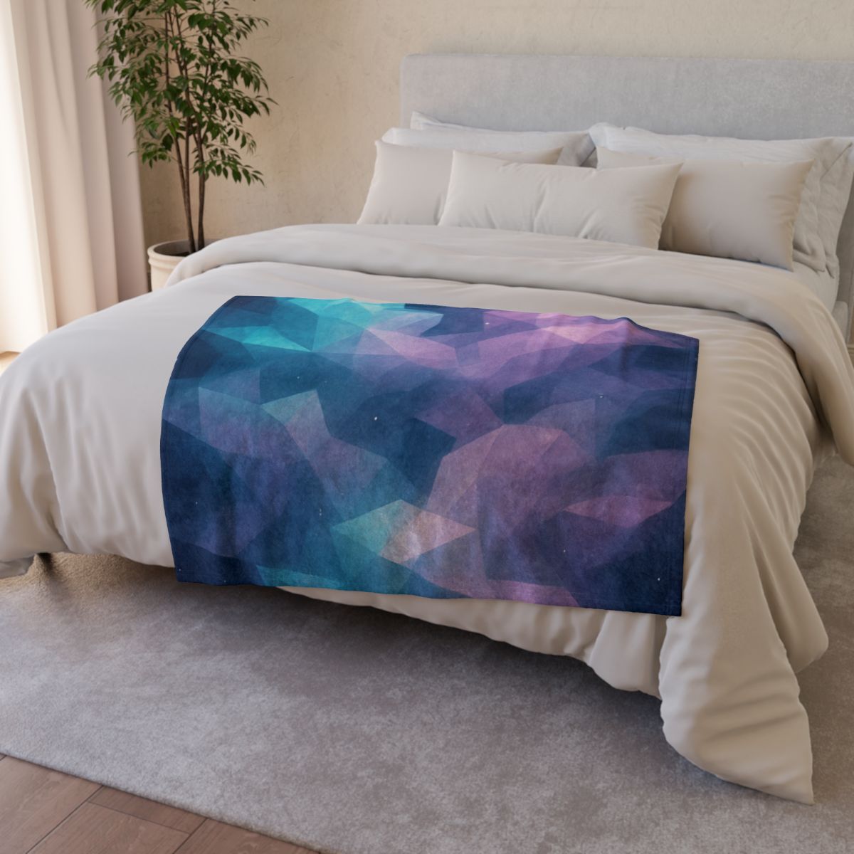 Crystal Nebula Tapestry designer printed blankets