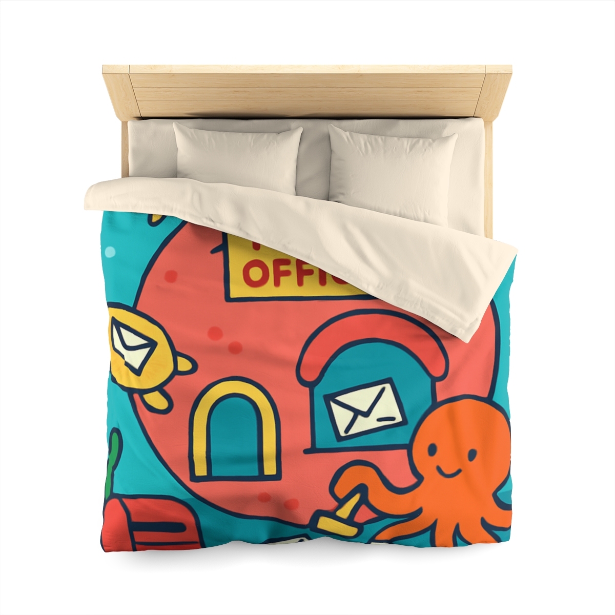 Coral Reef Planet Post Office soft comforter duvets
