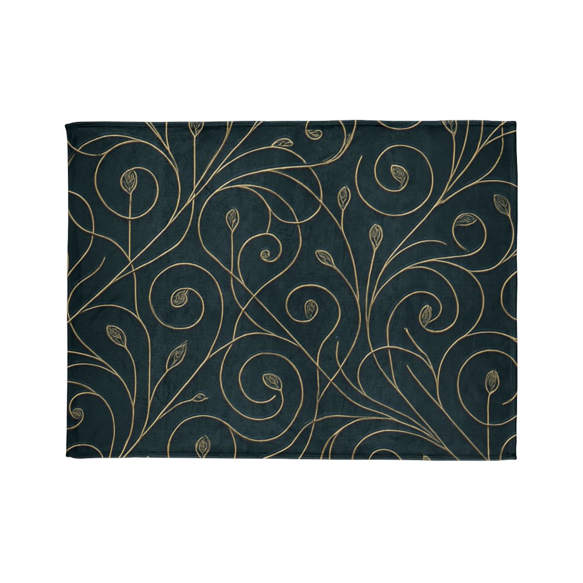 Vine Circuit Filigree designer printed blankets