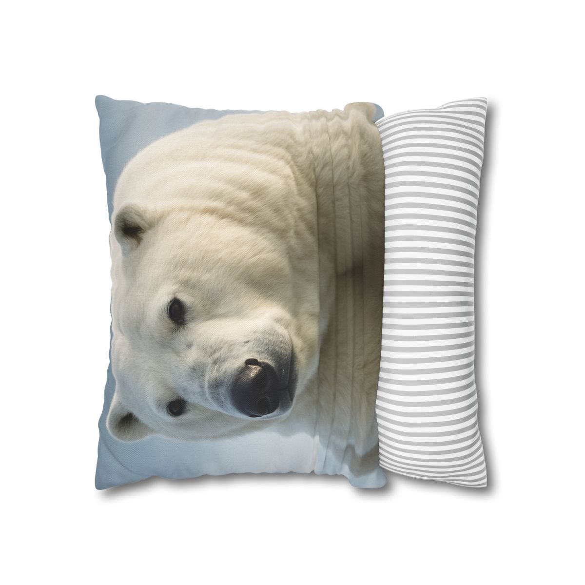Glacier Sentinel Polar Bear personalized pillow covers