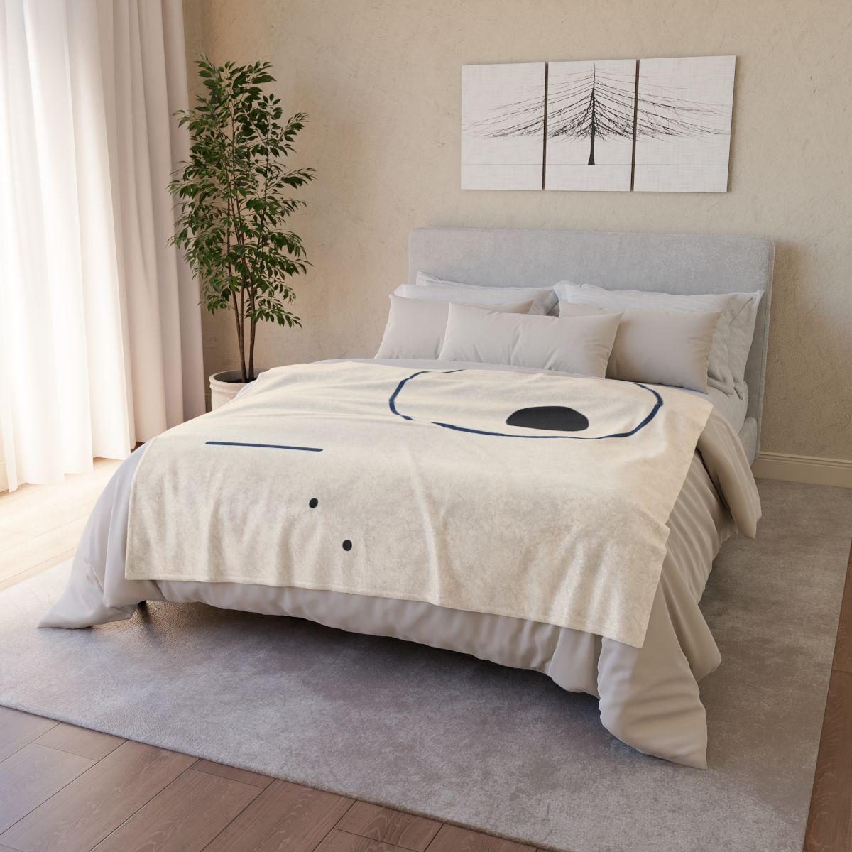 Eclipse Arc Compass decorative home blankets