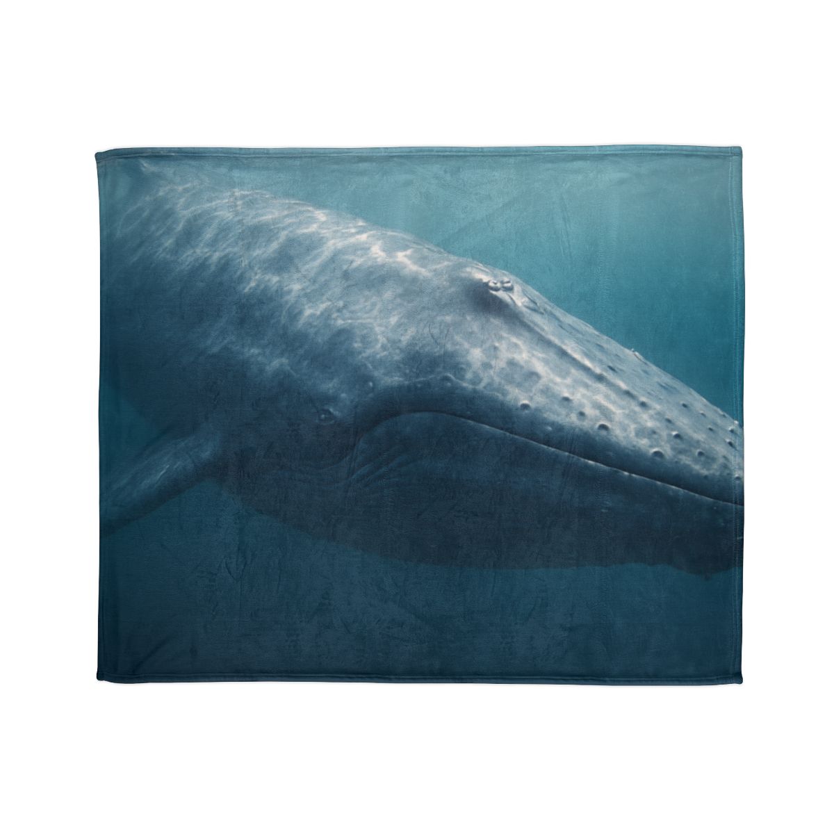 Ocean Song Blue Whale personalized cozy blankets