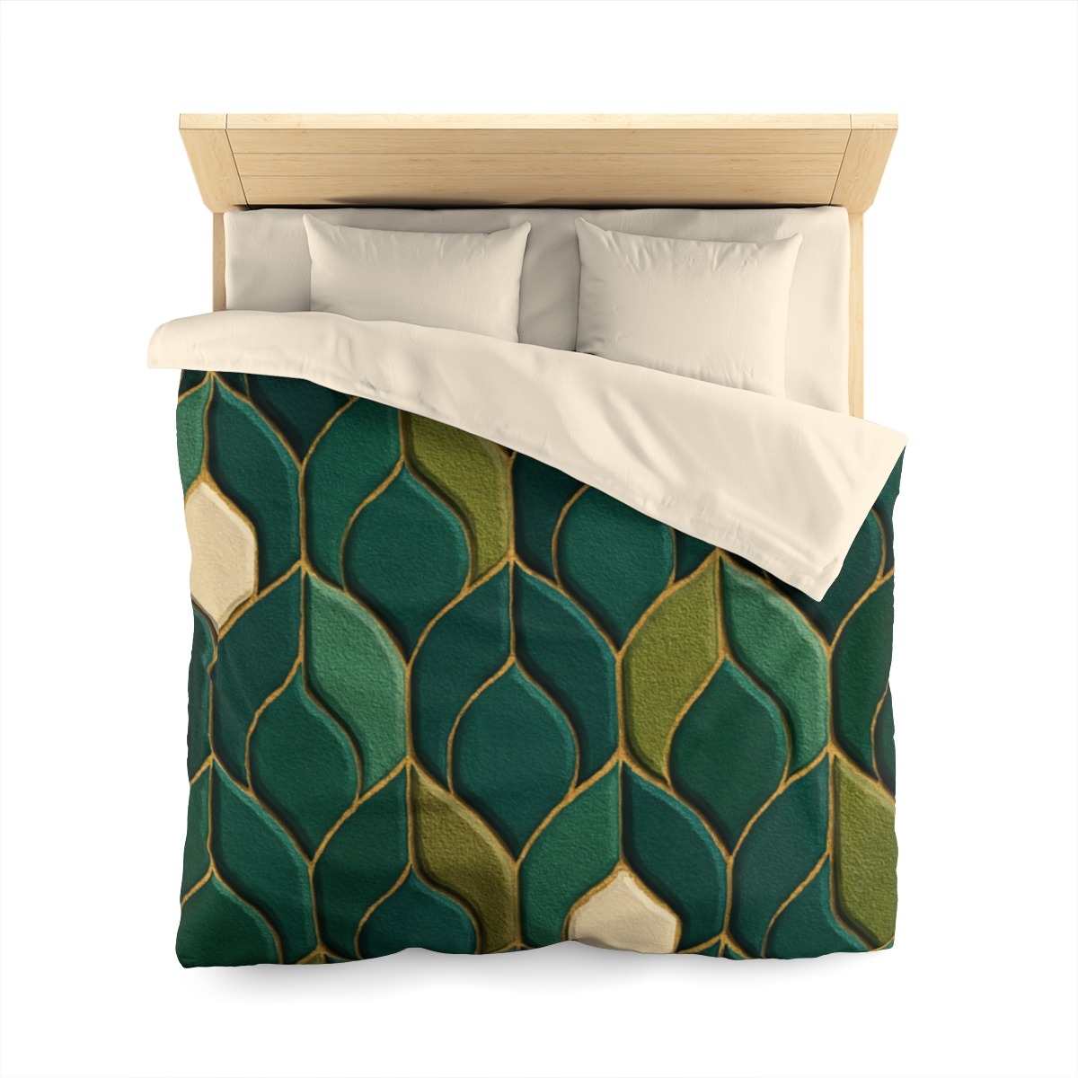 Bud Scale Tessellation custom duvets