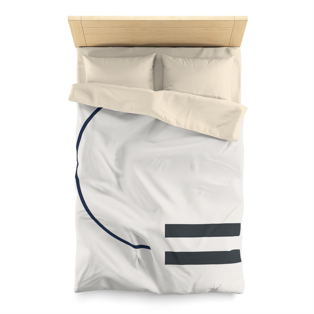 Arc And Twin Bars Alignment unique patterned duvets