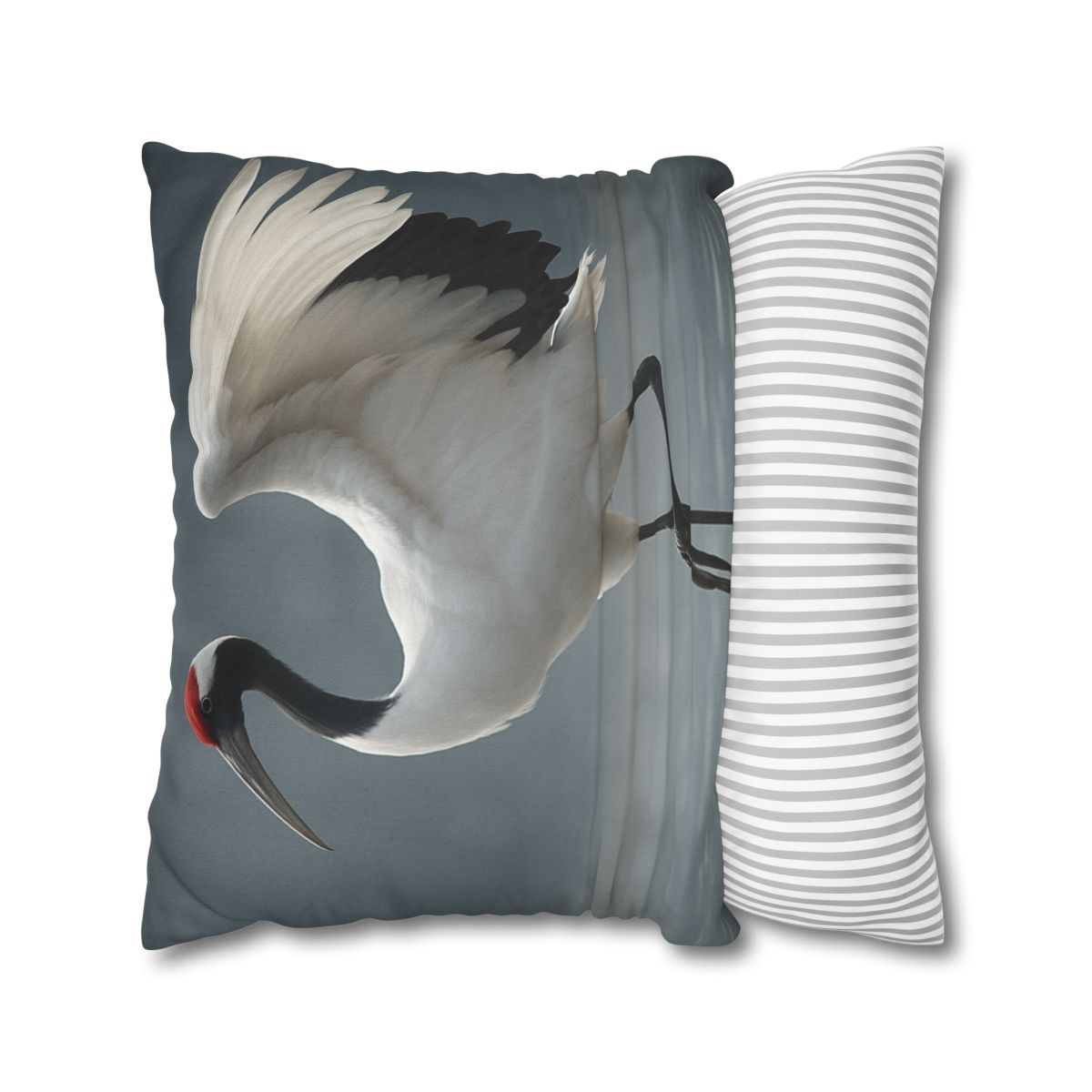 Mist Dancer Red Crowned Crane unique gift pillow cases