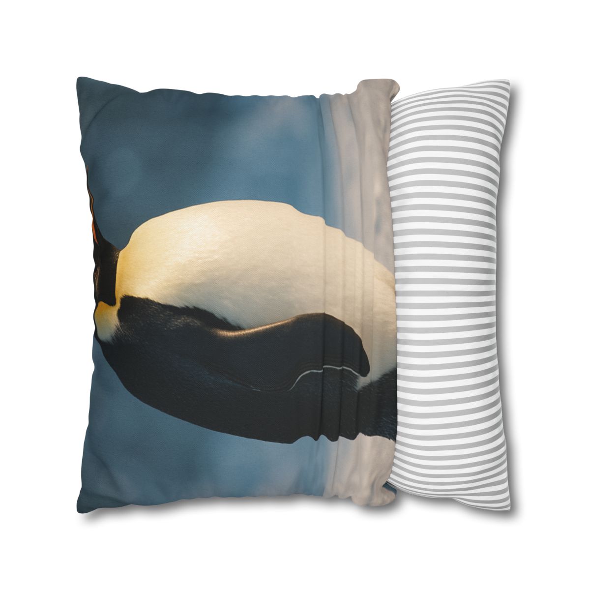 Silver Horizon Emperor Penguin stylish decorative pillowcases