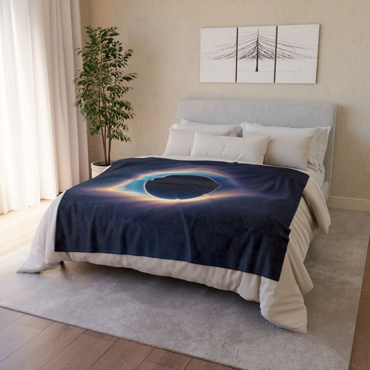 Prismatic Singularity Horizon personalized cozy blankets
