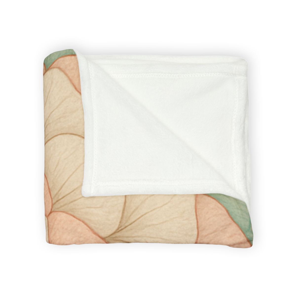 Petal Concentric Echoes decorative home blankets