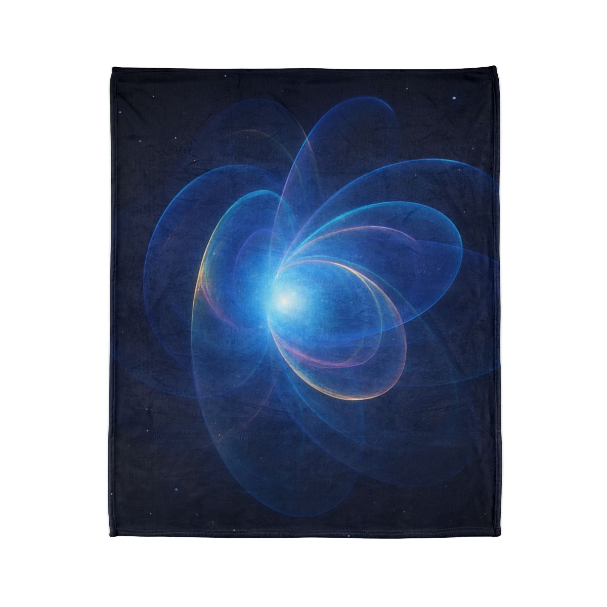Chromatic Lensing Bloom soft fleece blankets