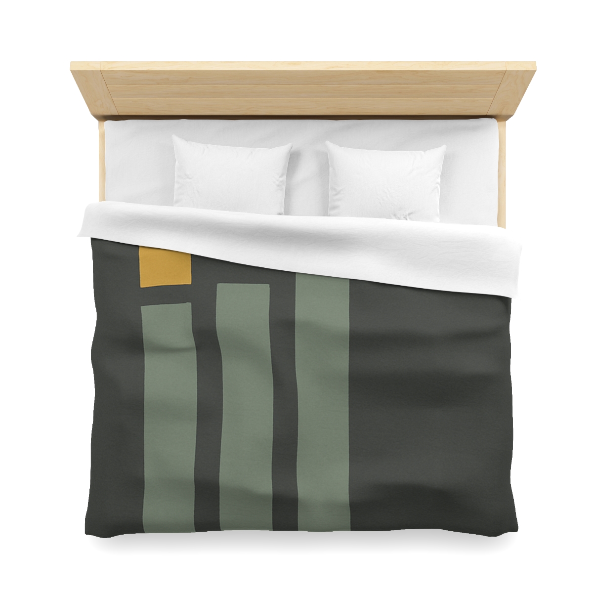 Offset Trio Of Vertical Bars soft comforter duvets