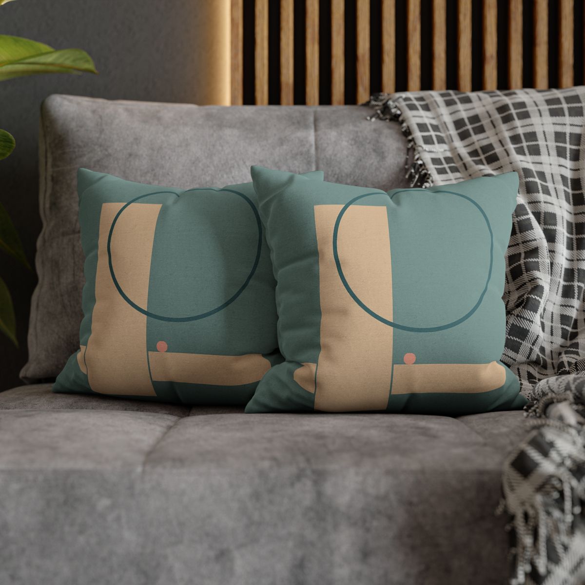 Quiet Triad With Open Ring trendy patterned pillow cases