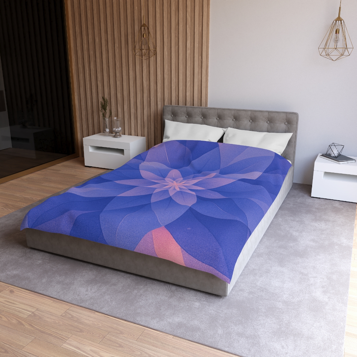 Petal Prism Overlap unique patterned duvets