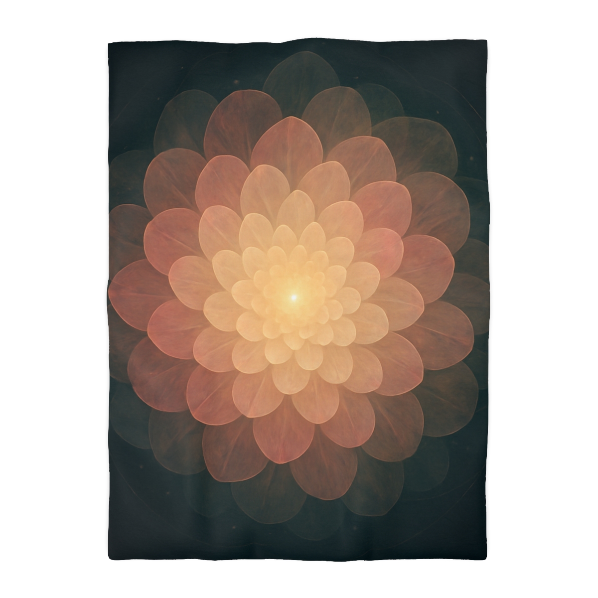 Celestial Petal Halo personalized bedding duvets