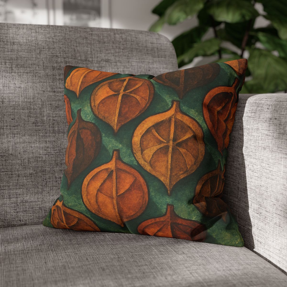 Seed Pod Cluster Mosaic soft cotton pillow cases