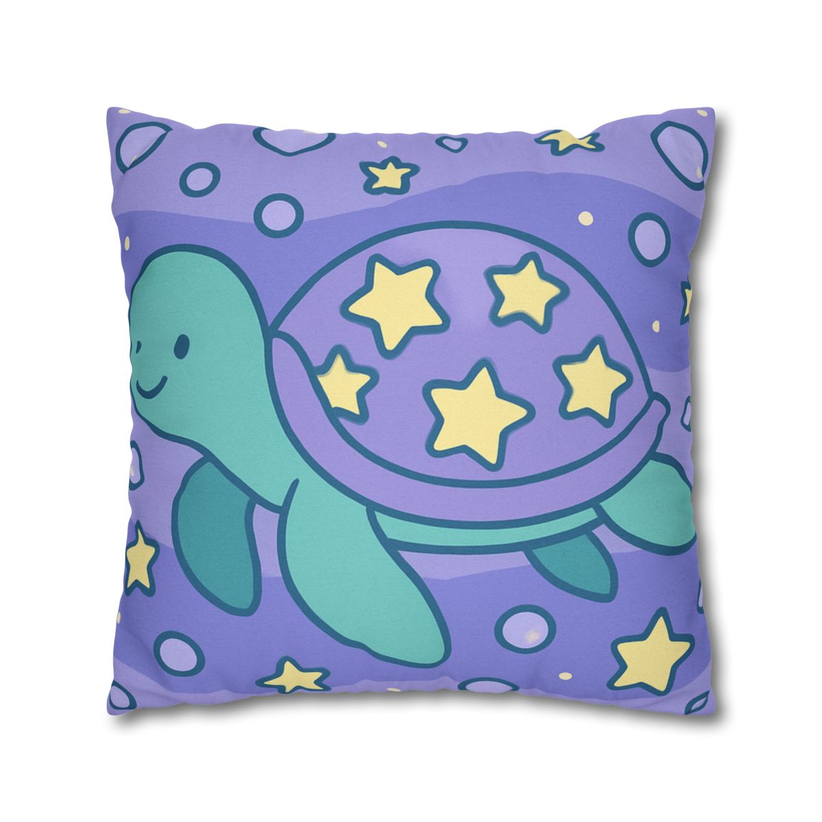 Nebula Ocean Turtle designer print pillow cases