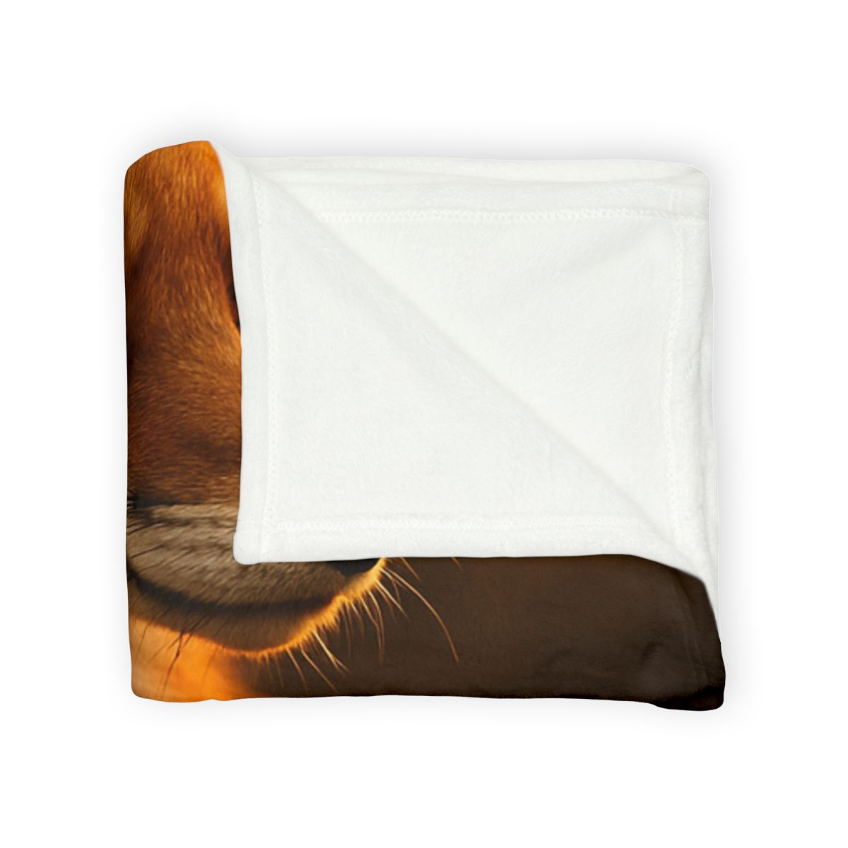 Crimson Whisper Red Fox decorative home blankets