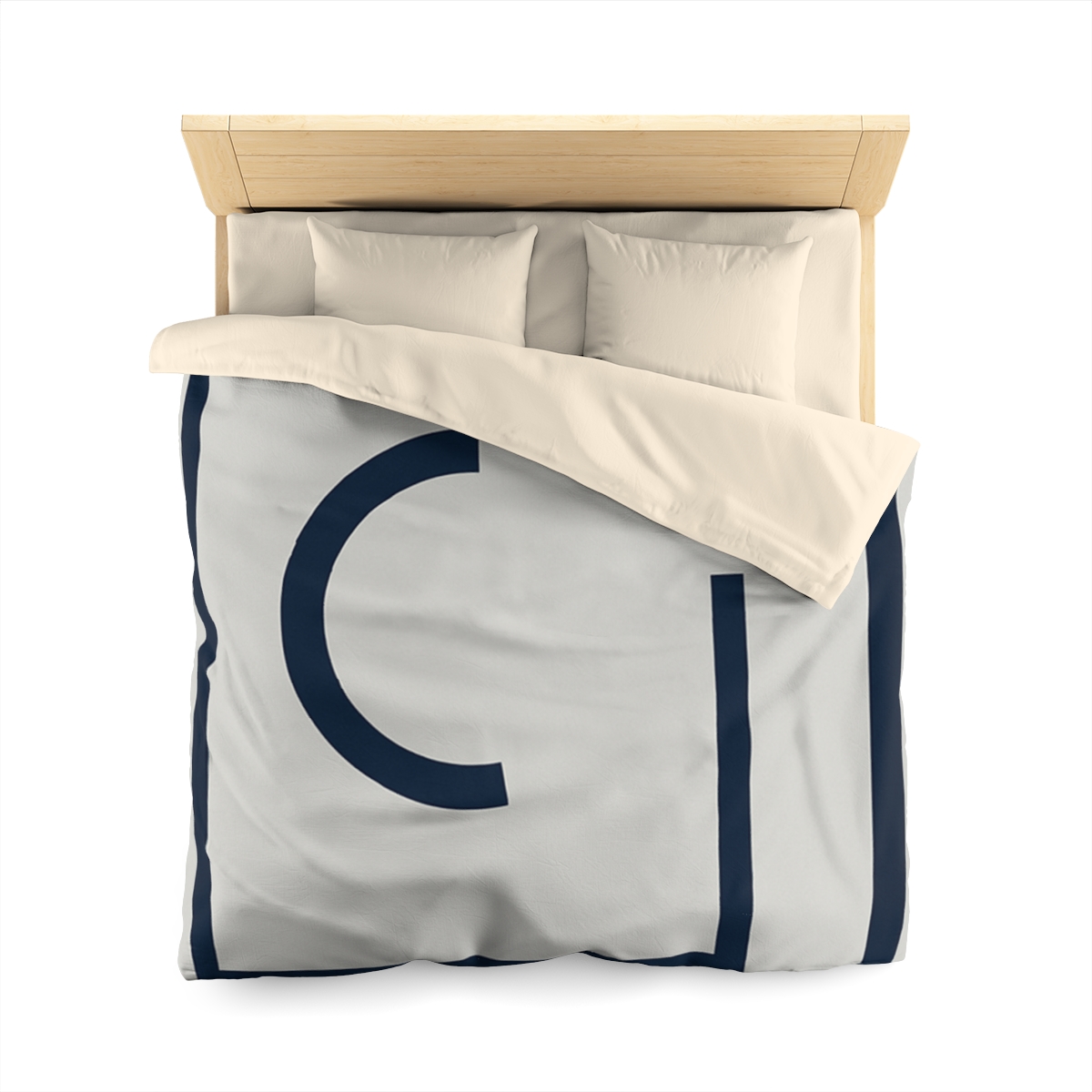 Broken Frame With Floating Arc custom duvets