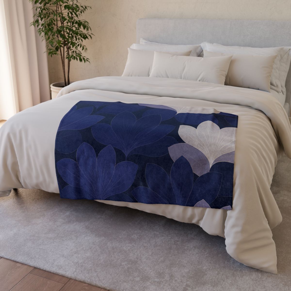 Petal Shadow Tessellation decorative home blankets