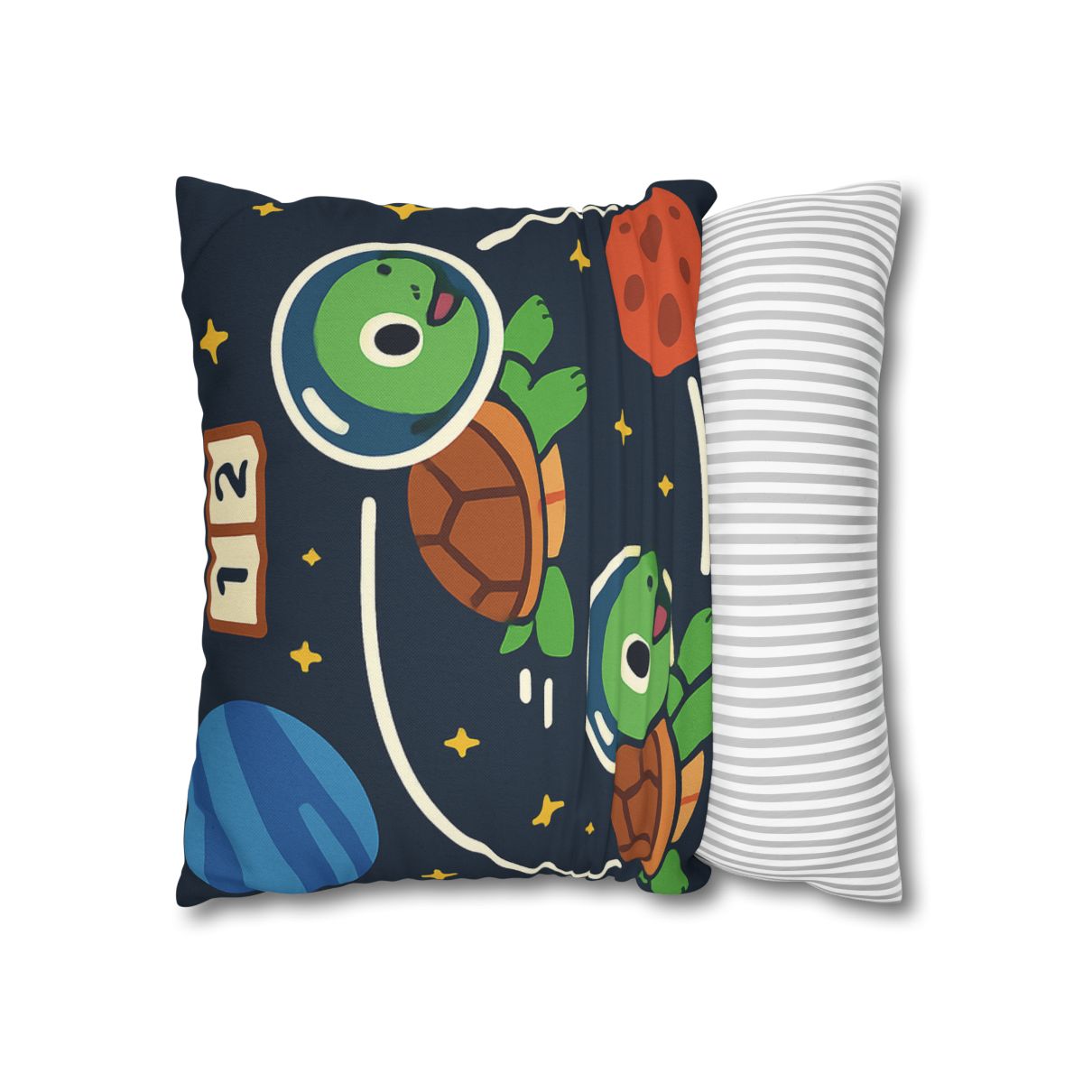 Time Dilation Turtle Race Across Star Track personalized pillow covers