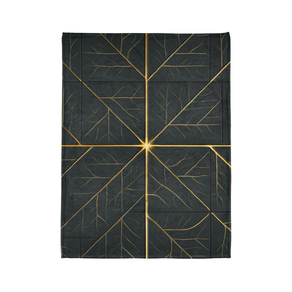 Venation Circuit Grid trendy patterned blankets