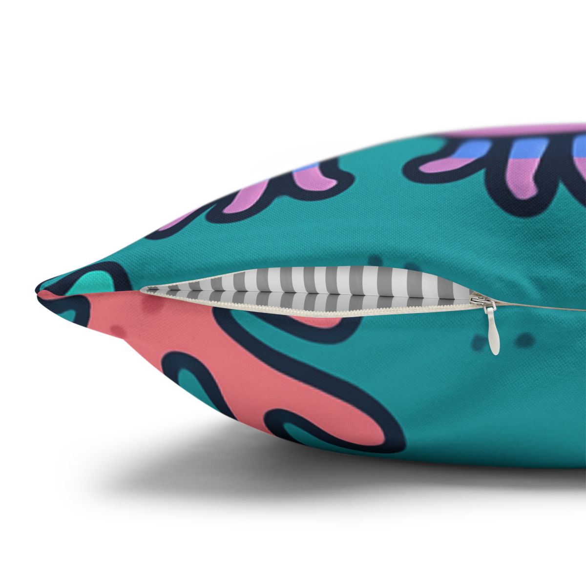 Bioluminescent Reef School With Glow Jellyfish custom pillow cases