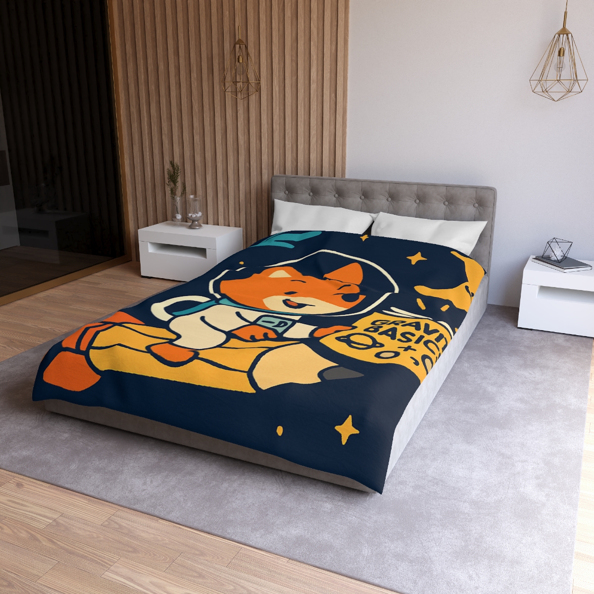 Comet Library Delivery Fox custom duvets