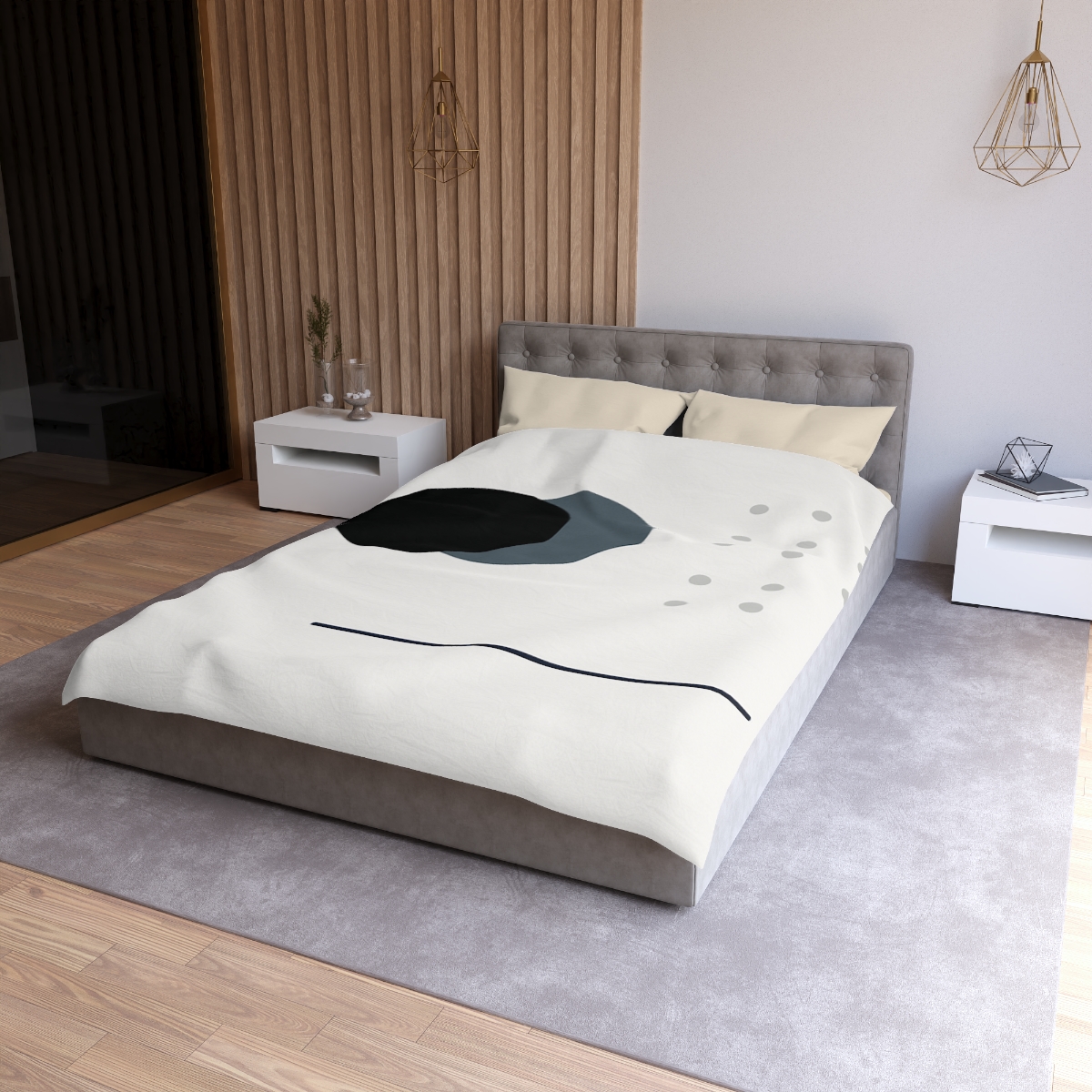 Binary Eclipse Dot Grid duvets for gifts