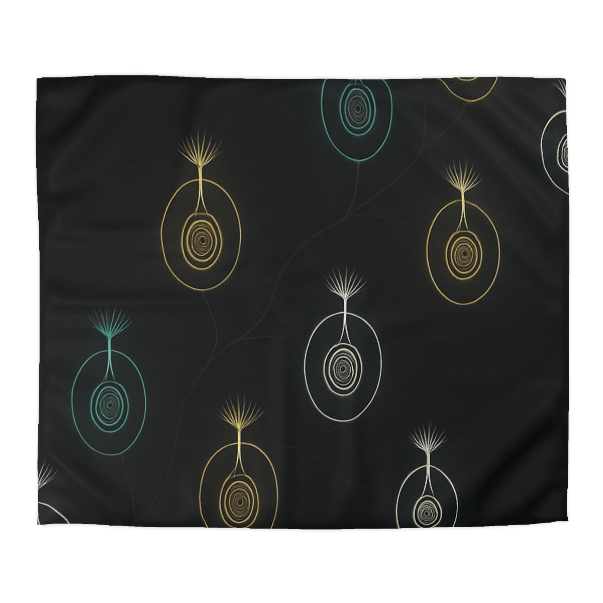 Seed Pod Halo Constellation personalized bedding duvets