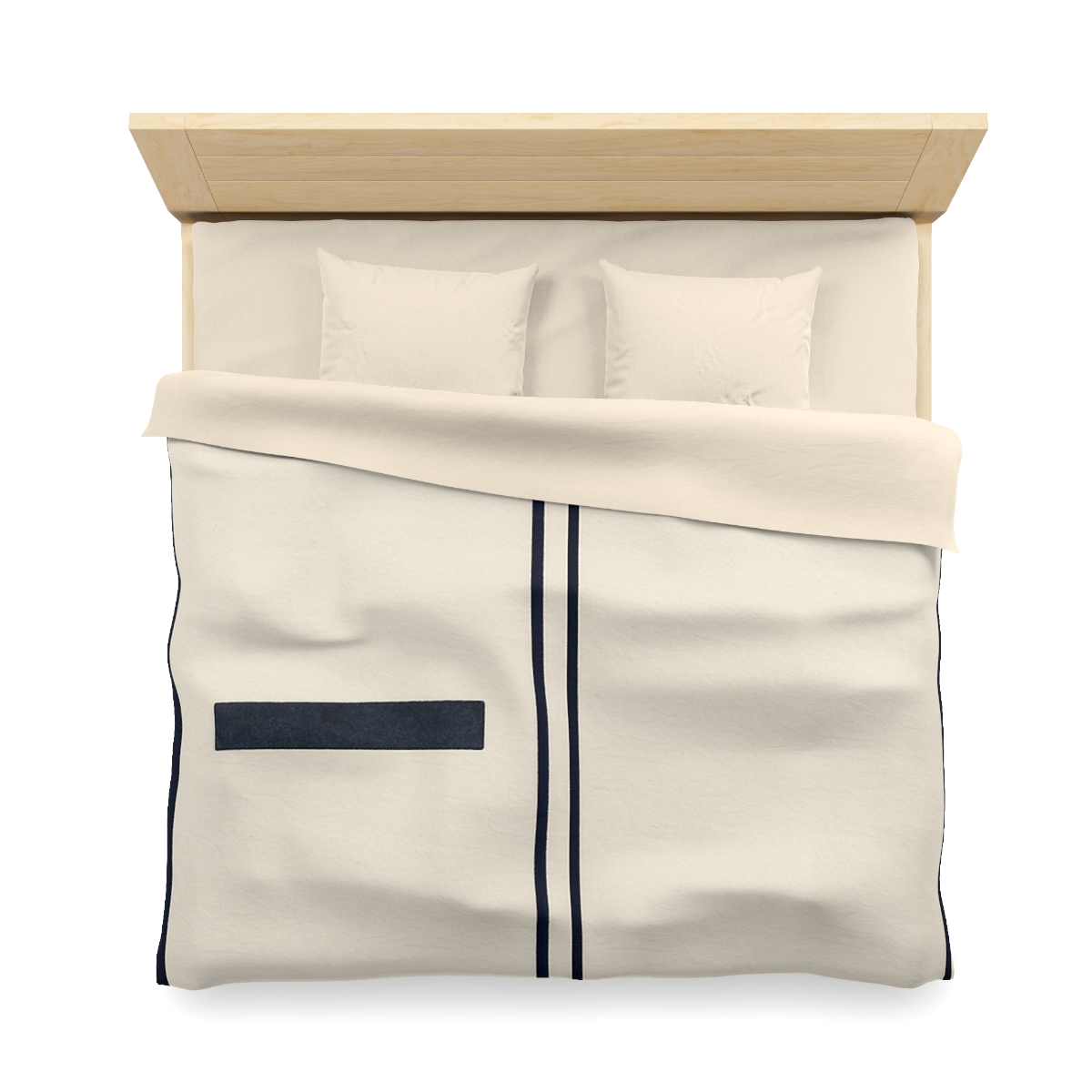 Twin Frames With Offset Bar designer printed duvets