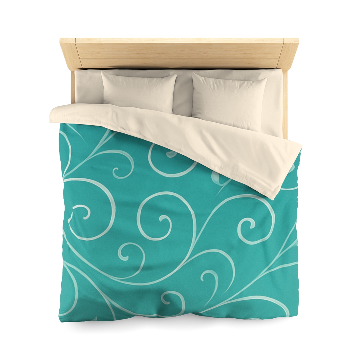 Vine Curl Wave Mesh stylish duvet covers