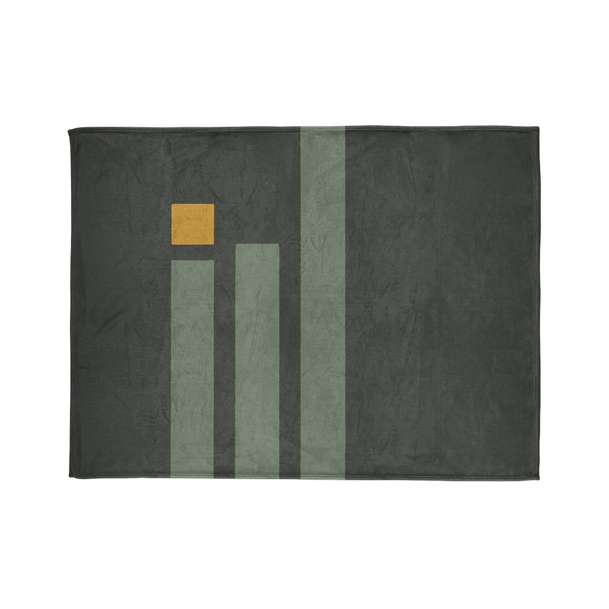 Offset Trio Of Vertical Bars soft fleece blankets